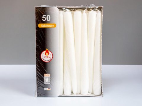 CANDLES 10" WHITE