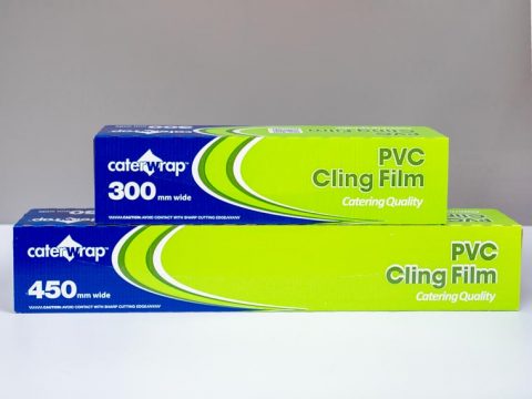 CATER WRAP PVC CLING FILM 12" & 18" - CUTTER BOX