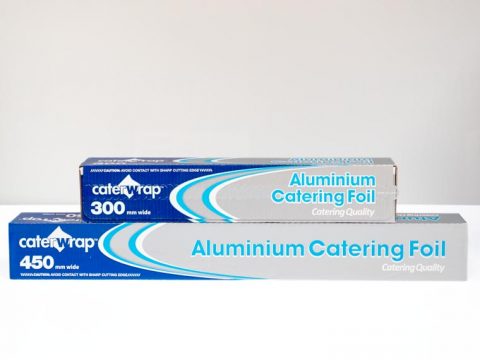 CATERWRAP ALUMINIUM FOIL - Available in 300mm x 75m and 450mm x 75m