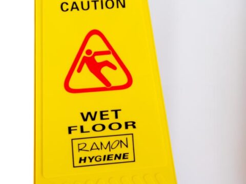 wet floor sign