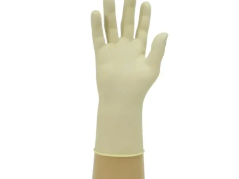 GLOVES WHITE LATEX POWDERED