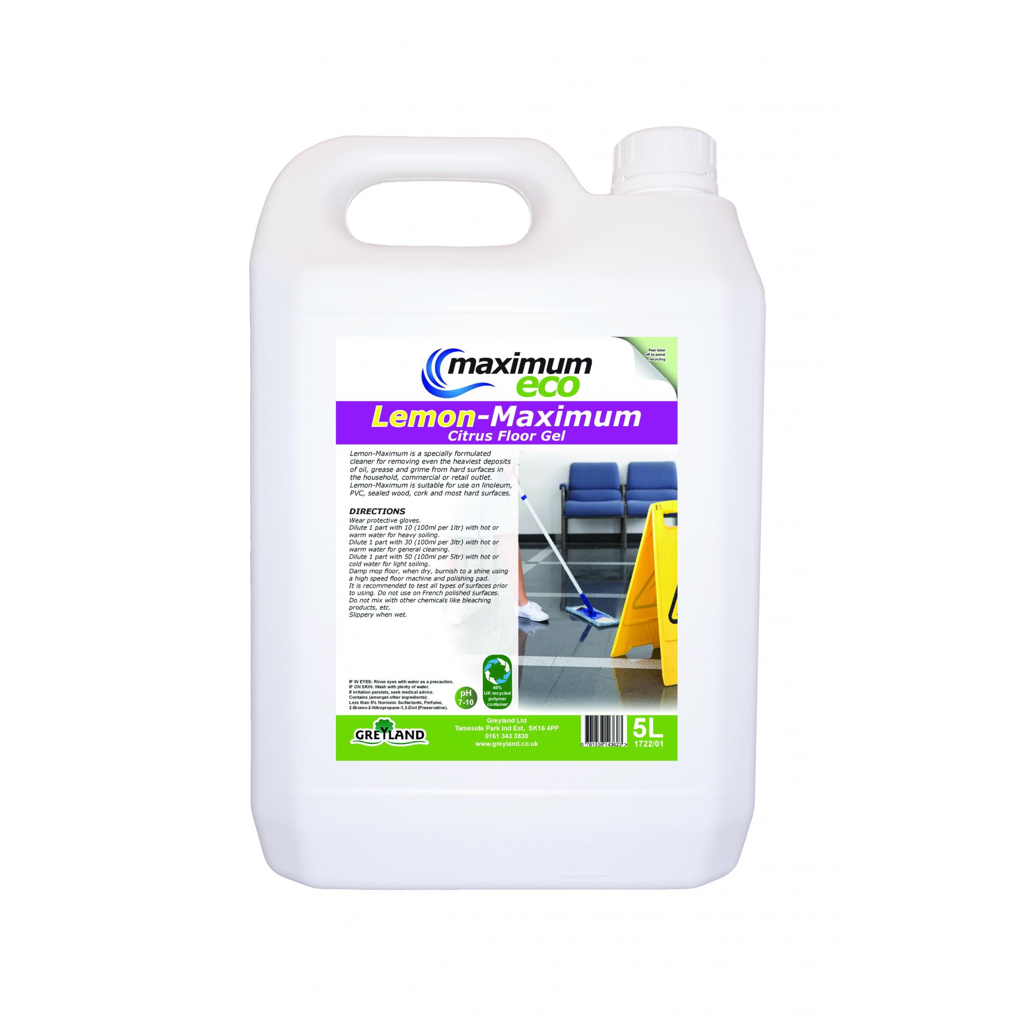 FLOOR GEL LEMON 5LTR 1 FLOOR GEL LEMON 5LTR