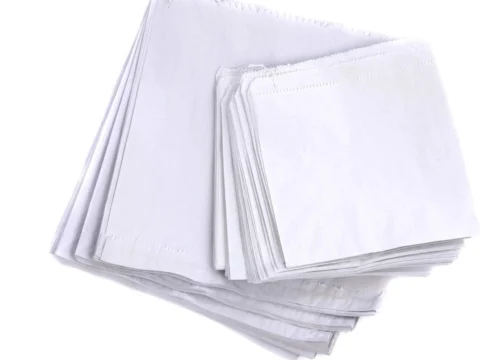white sulphite bags