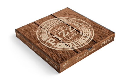 Original Wood Effect Pizza box